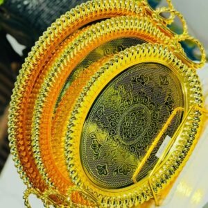 Elegant Golden Trays